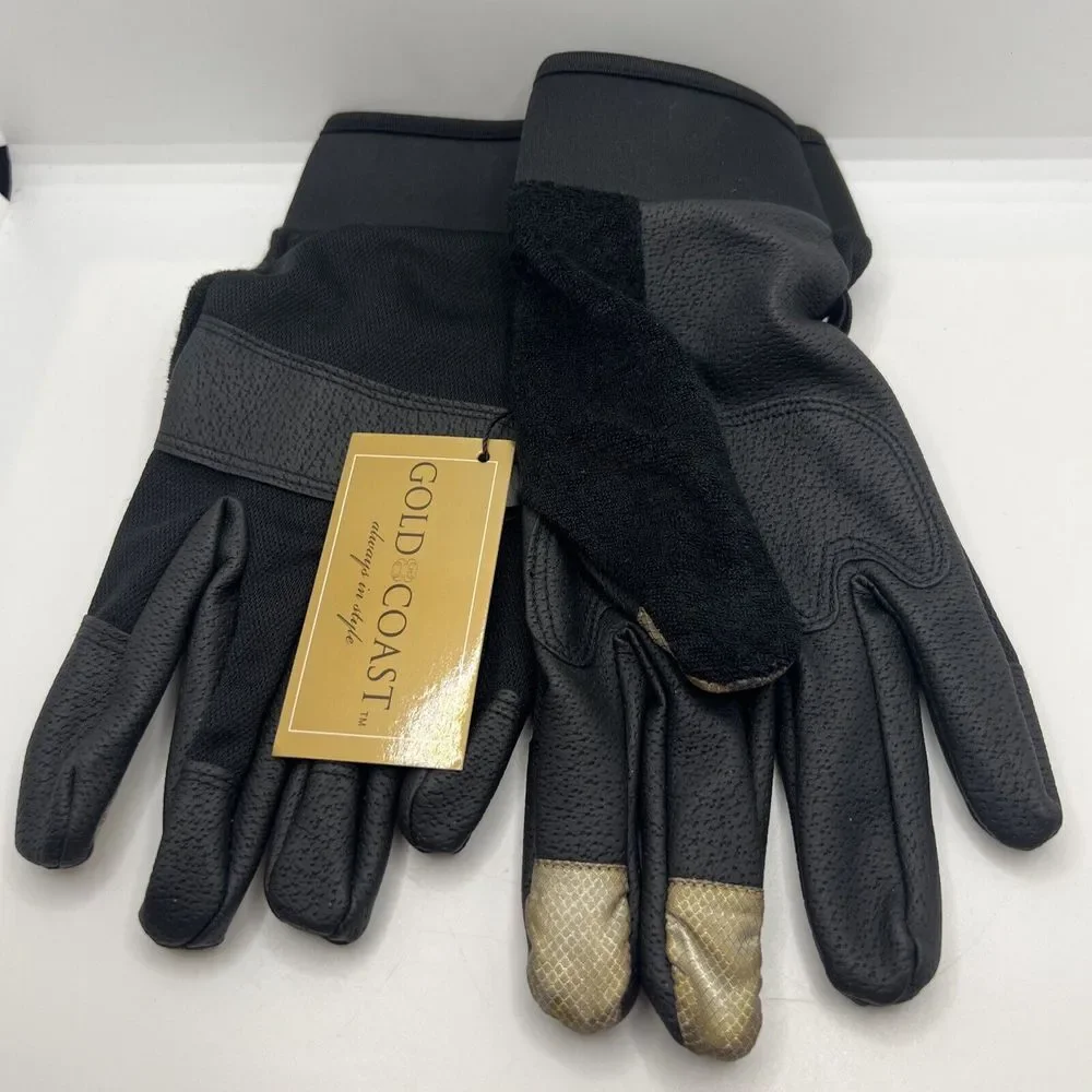 Gold Coast Women'sGloves L/XL Black‎ Texting
